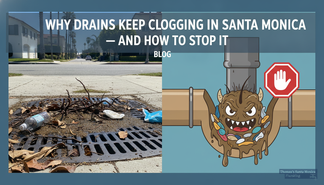 Why Drains Keep Clogging in Santa Monica — and How to Stop It